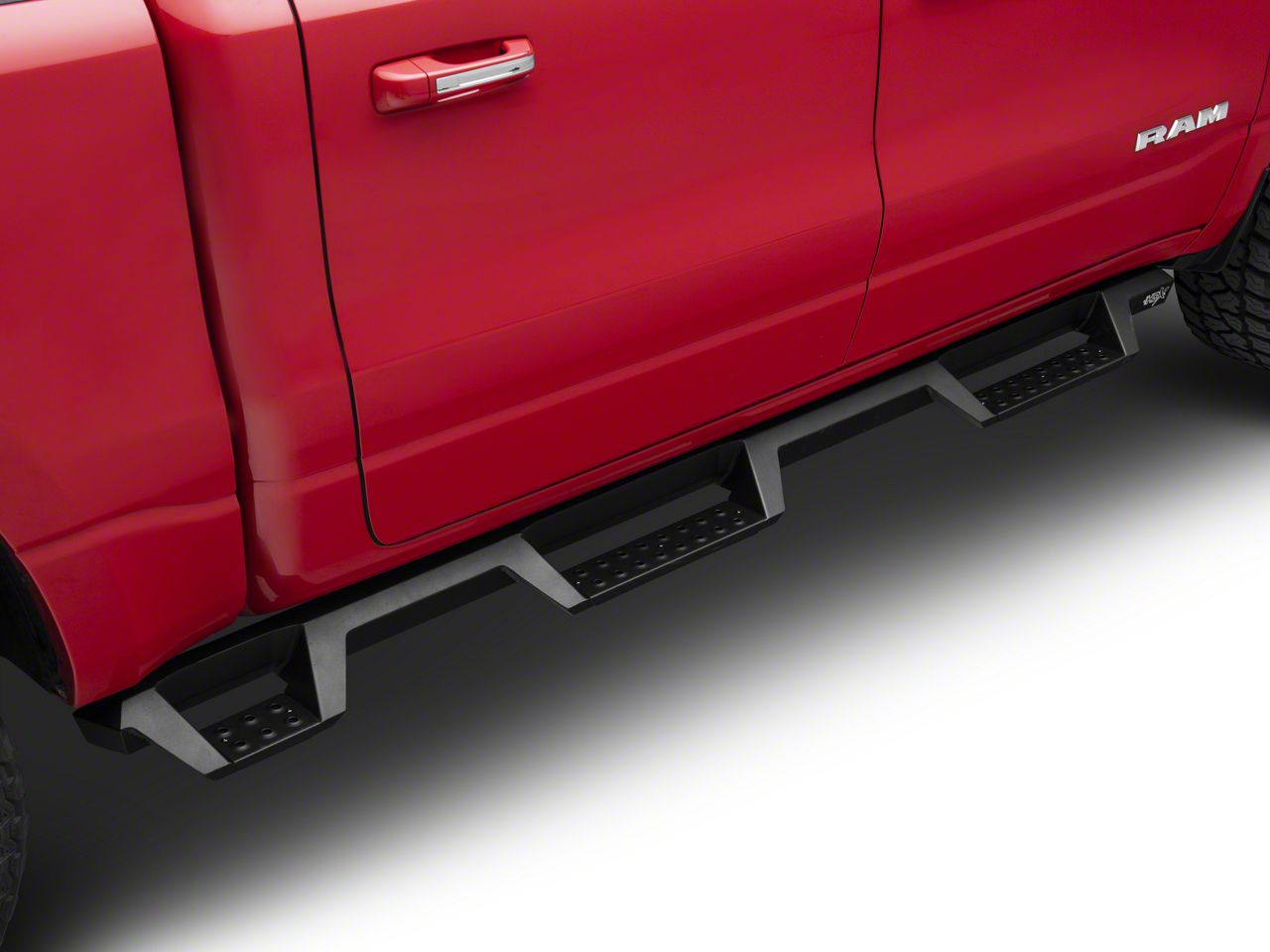 RAM HDX Drop WTW Nerf Side Step Bars Textured Black (1920 RAM 1500)