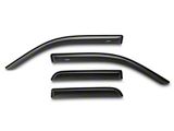 Ventvisor Window Deflectors; Front and Rear; Dark Smoke (19-26 RAM 1500 Quad Cab)