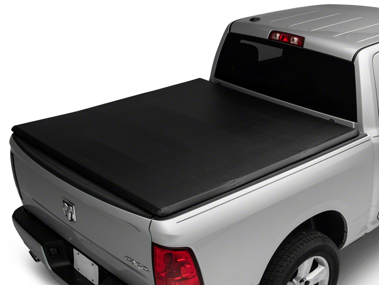 Ram 1500 Vinyl Tri Fold Tonneau Cover 02 18 Ram 1500 W 5 7 Ft 6 4 Ft Box W O Ram Box