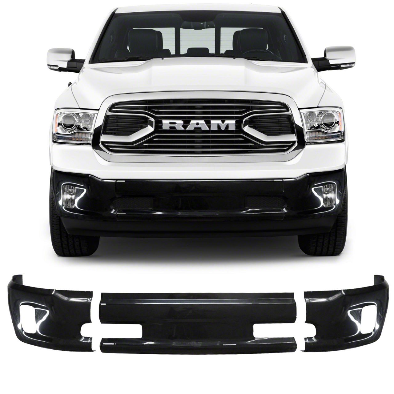 2019 ram 1500 oem front bumper