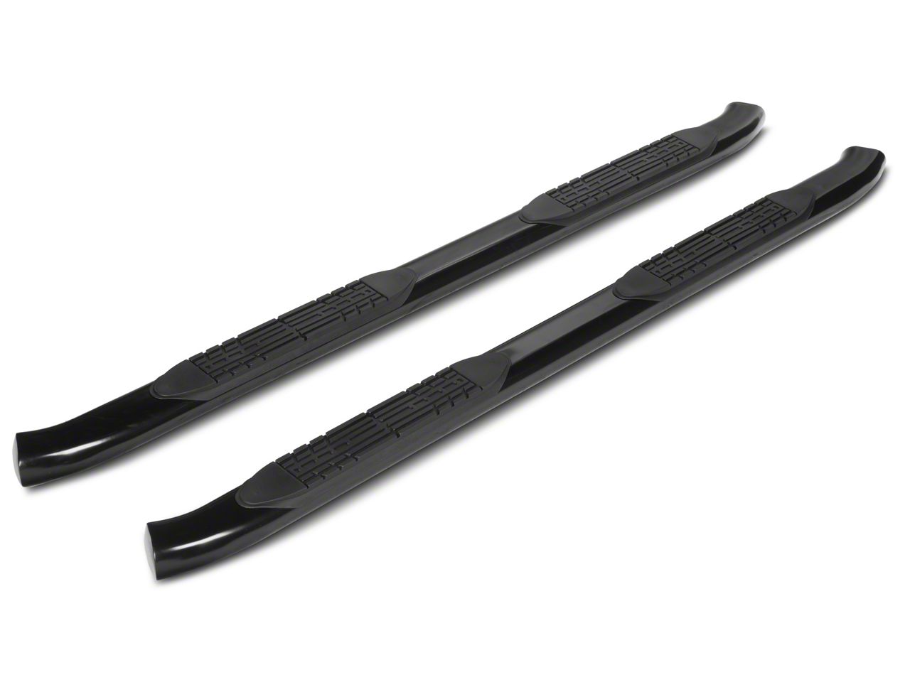 RAM 1500 4-Inch Nerf Side Step Bars; Black (19-22 RAM 1500 Quad Cab ...