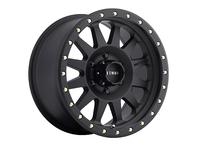 Method Race Wheels MR304 Double Standard Matte Black 6-Lug Wheel; 18x9; -12mm Offset (22-23 Tundra)
