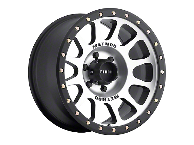 Method Race Wheels MR305 NV Matte Black Machined 6-Lug Wheel; 18x9; -12mm Offset (10-23 4Runner)