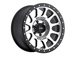 Method Race Wheels MR305 NV Matte Black Machined 6-Lug Wheel; 18x9; -12mm Offset (14-18 Silverado 1500)