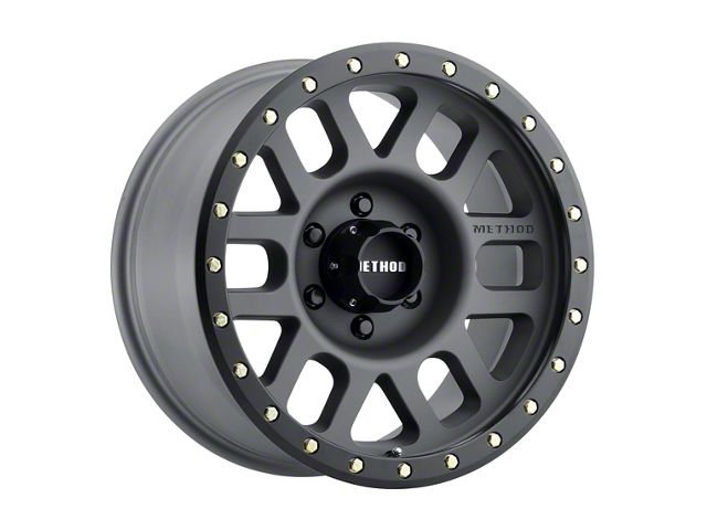 Method Race Wheels MR309 Grid Titanium 6-Lug Wheel; 18x9; 0mm Offset (16-23 Tacoma)