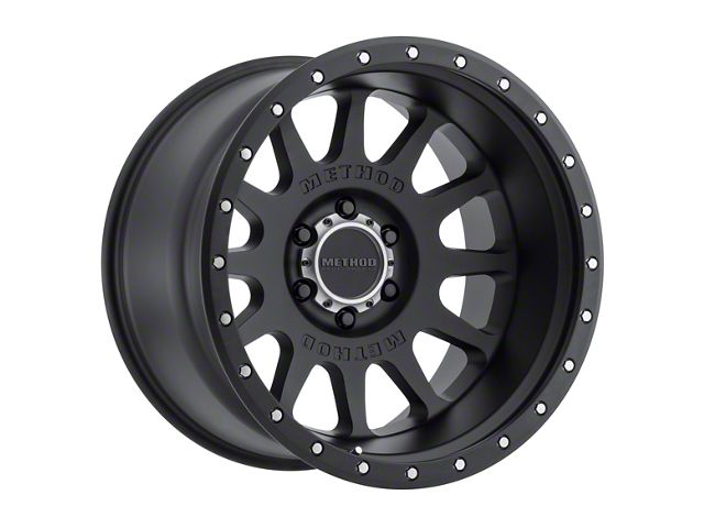 Method Race Wheels MR605 NV Matte Black 6-Lug Wheel; 20x9; -12mm Offset (05-15 Tacoma)