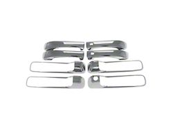 Door Handle Covers for Smart Key Applications; Chrome (13-18 RAM 1500 Crew Cab)