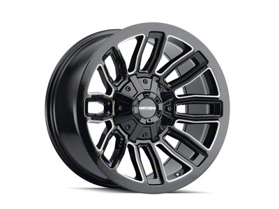 Mayhem Wheels Decoy Gloss Black Milled 6-Lug Wheel; 20x9; 0mm Offset (22-24 Tundra)