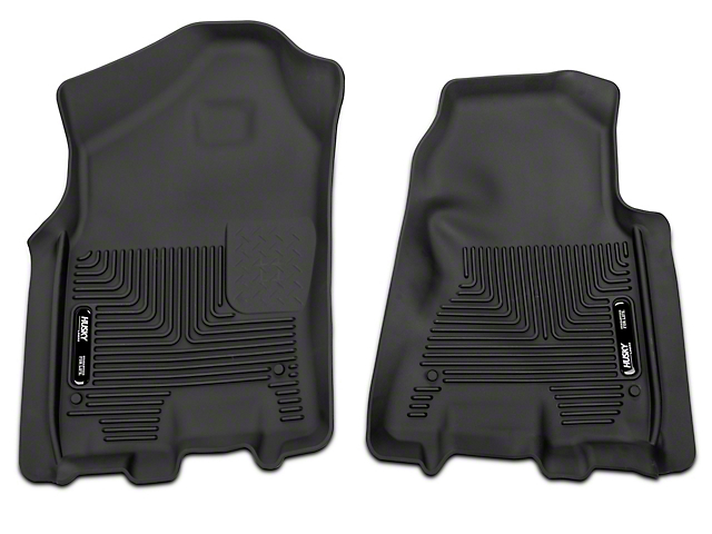 Husky Liners WeatherBeater Front and Second Seat Floor Liners; Black (19-22 RAM 1500 Quad Cab)