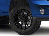 Hellcat Style Satin Black 5-Lug Wheel; 22x10; 25mm Offset (09-18 RAM 1500)