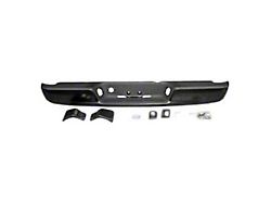 Replacement Factory Style Rear Bumper; Black (02-03 RAM 1500)