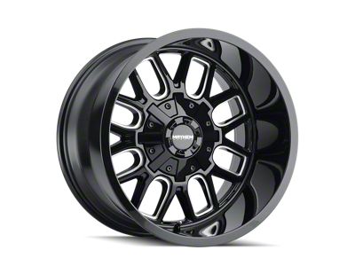 Mayhem Wheels Cogent Black Milled 6-Lug Wheel; 20x9; 0mm Offset (10-24 4Runner)