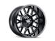 Mayhem Wheels Cogent Black Milled 6-Lug Wheel; 20x9; 0mm Offset (16-23 Tacoma)