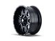 Mayhem Wheels Fierce Gloss Black Milled 5-Lug Wheel; 20x9; 18mm Offset (14-21 Tundra)