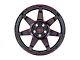 Weld Off-Road Retaliate Gloss Black Milled with Red Accent 5-Lug Wheel; 20x9; 0mm Offset (14-21 Tundra)