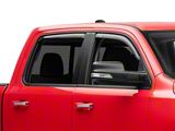 In-Channel Ventvisor Window Deflectors; Front and Rear; Dark Smoke (19-26 RAM 1500 Crew Cab)