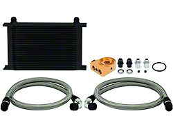 Mishimoto Universal 25-Row Thermostatic Oil Cooler Kit; Black (Universal; Some Adaptation May Be Required)