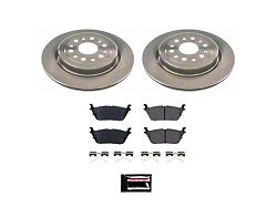 PowerStop OE Replacement 6-Lug Brake Rotor and Pad Kit; Rear (19-23 RAM 1500, Excluding TRX)