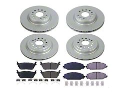 PowerStop Z17 Evolution Plus 6-Lug Brake Rotor and Pad Kit; Front and Rear (19-23 RAM 1500, Excluding TRX)