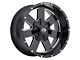 Vision Off-Road Arc Gloss Black Milled 6-Lug Wheel; 18x9; -12mm Offset (05-15 Tacoma)