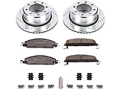 PowerStop Z36 Extreme Truck and Tow 8-Lug Brake Rotor and Pad Kit; Rear (09-18 RAM 2500)