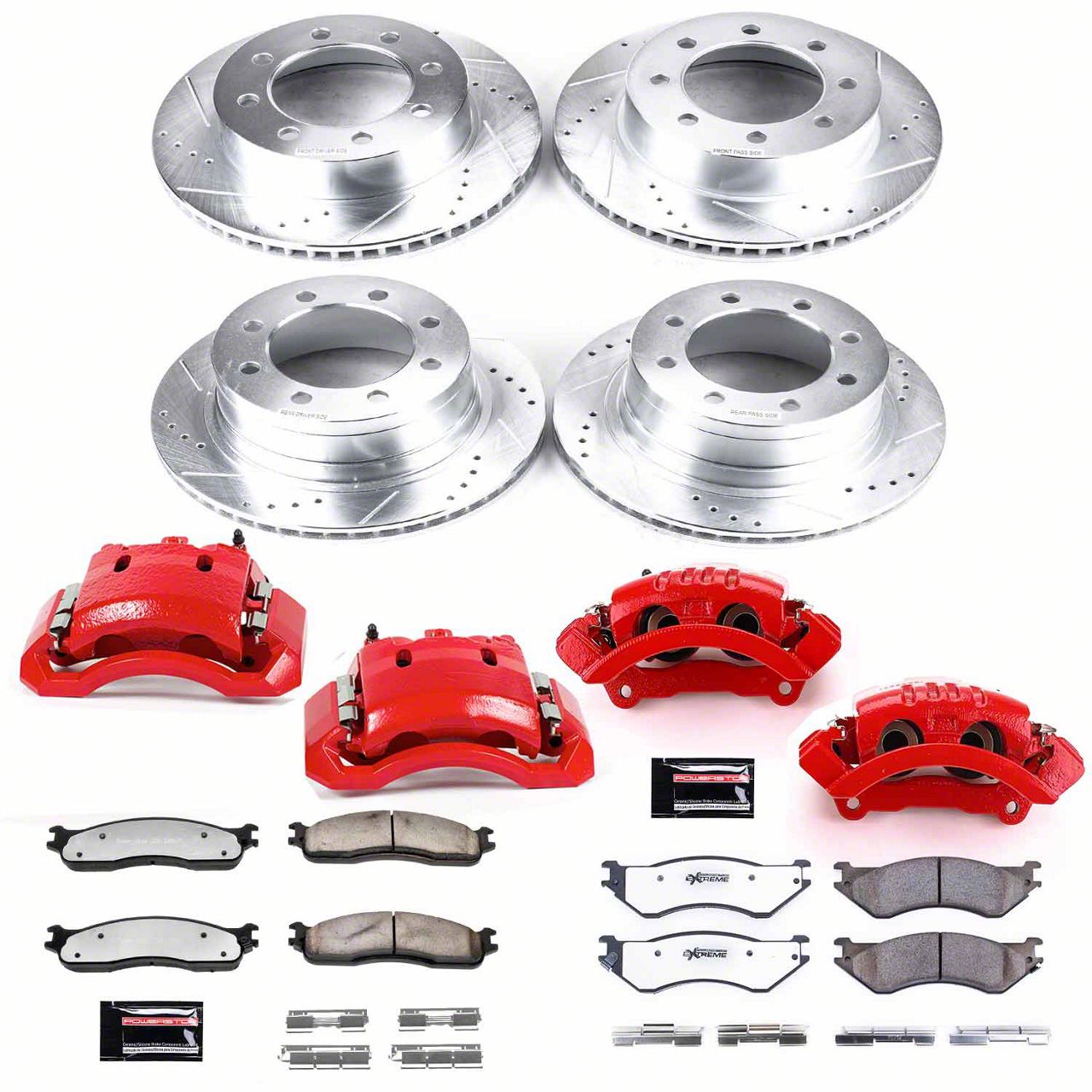PowerStop Front and Rear Z36 Truck & Tow Brake Kit | Dodge Ram 3500 (03-08) (K5468-36) main image 1