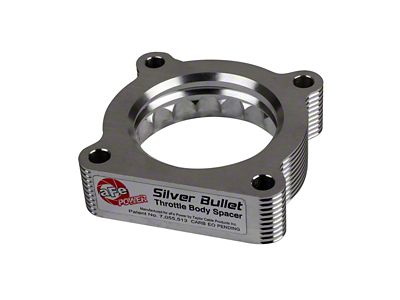 AFE Silver Bullet Throttle Body Spacer (07-09 3.7L Jeep Grand Cherokee WK)