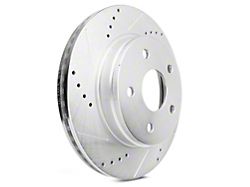 Proven Ground C&L Series Super Sport HD Cross-Drilled and Slotted 5-Lug Rotors; Front Pair (06-18 RAM 1500, Excluding SRT-10 & Mega Cab)