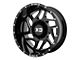 XD Fury Gloss Black Milled 6-Lug Wheel; 20x9; 18mm Offset (16-23 Tacoma)