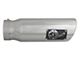 AFE MACH Force-XP 409 Stainless Steel Exhaust Tip; 5-Inch; Polished; Passenger Side (Fits 4-Inch Tailpipe)