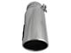 AFE MACH Force-XP 409 Stainless Steel Exhaust Tip; 5-Inch; Polished; Passenger Side (Fits 4-Inch Tailpipe)