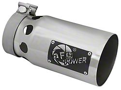 AFE 5-Inch Rebel XD Series 409 Stainless Steel Exhaust Tip; Polished (Fits 4-Inch Tailpipe)