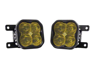 Diode Dynamics SS3 Max Type AS LED Fog Light Kit; Yellow SAE Fog (21-24 Bronco w/ Plastic Front Bumper)
