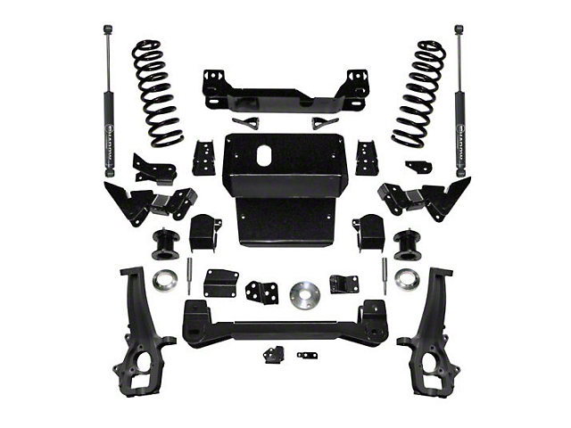 SuperLift 6-Inch Suspension Lift Kit with Superlift Shocks (12-18 4WD RAM 1500 Quad Cab, Crew Cab w/o Air Ride, Excluding Rebel)