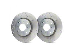 SP Performance Peak Series Slotted 6-Lug Rotors with Silver Zinc Plating; Front Pair (19-22 RAM 1500)