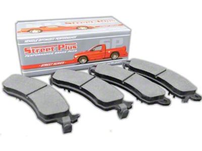 SP Performance Street Plus Semi-Metallic Brake Pads; Front Pair (13-18 Jeep Wrangler JK w/ Heavy Duty Brakes)
