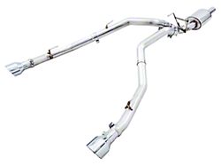AWE 0FG Dual Exhaust System with Chrome Silver Tips; Rear Exit (09-18 5.7L RAM 1500 w/ Factory Dual Exhaust)