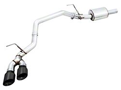 AWE 0FG Single Exhaust System with Diamond Black Tips; Rear Exit (09-18 5.7L RAM 1500 w/o Factory Dual Exhaust)