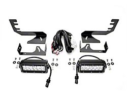 ZRoadz Two 6-Inch Straight LED Light Bars with Rear Bumper Mounting Brackets (19-22 RAM 1500)