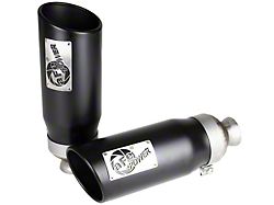AFE MACH Force 5-Inch Direct-Fit Exhaust Tips; Black (19-22 5.7L RAM 1500)
