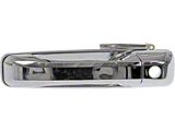Exterior Door Handle; Front Left; All Chrome; Plastic (10-26 RAM 2500)