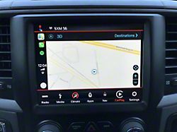 Infotainment 8.4-Inch 4C NAV UAS Retrofit Kit with Apple CarPlay and Android Auto; Dash Bezel Included (13-17 RAM 1500)