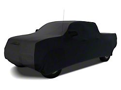 Coverking Satin Stretch Indoor Car Cover; Black/Dark Gray (19-22 RAM 1500 Quad Cab)