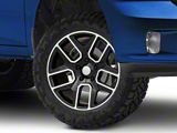 Night Edition Style Gloss Black Machined 5-Lug Wheel; 20x9; 19mm Offset (09-18 RAM 1500)