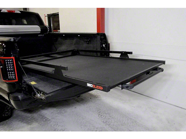 Bedslide 1500 Contractor Bed Cargo Slide; Black (01-22 F-150 w/ 5-1/2-Foot Bed)