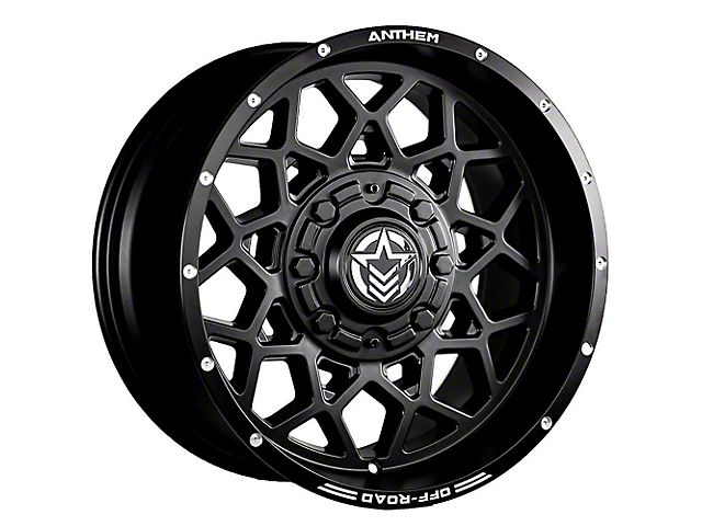 Anthem Off-Road Avenger Satin Black Wheel; 20x12 (07-18 Jeep Wrangler JK)