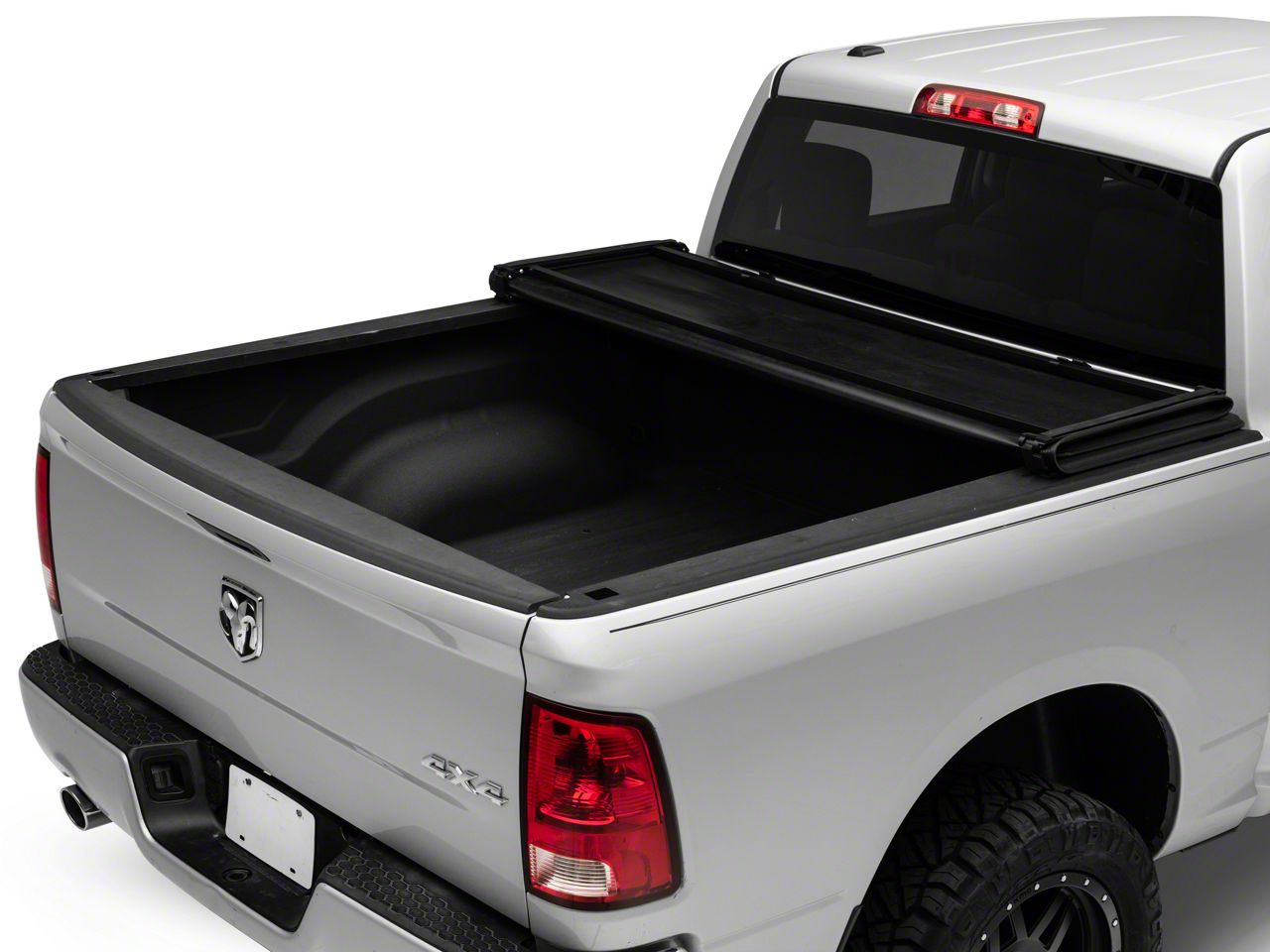 thumbnail image 2 of DPT Motorsports Soft Tri-Fold Tonneau Cover – For 2009-2018 Ram 1500 2500 3500 8 Ft Bed 2 of 4