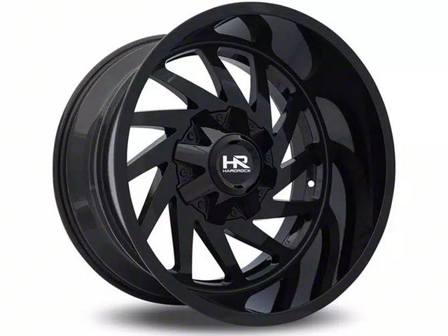 Hardrock Offroad Crusher Gloss Black 5-Lug Wheel; 20x12; -44mm Offset (07-13 Tundra)
