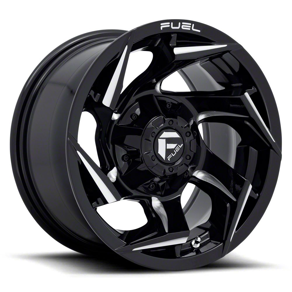 Fuel Wheels Tundra Reaction Gloss Black Milled 5Lug Wheel; 18x9; 12mm Offset D75318907045 (14
