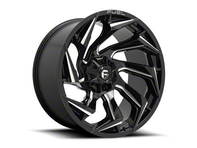 Fuel Wheels Reaction Gloss Black Milled 5-Lug Wheel; 20x10; -18mm Offset (14-21 Tundra)